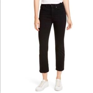 Rag & Bone Nina High Waisted Ankle Crop Slim Jeans